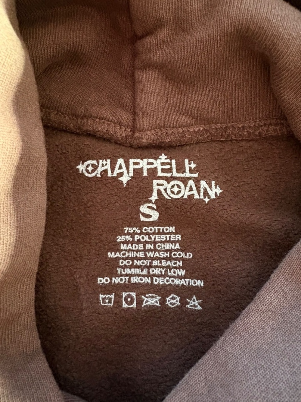 Chappell Roan Brown Live In Concert Tour Hoodie | S View 3